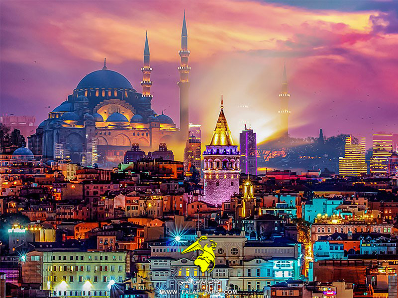 نمایی زیبا از شهر استانبول 